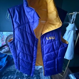 LSU REVERSIBLE LSU Quilted Vest